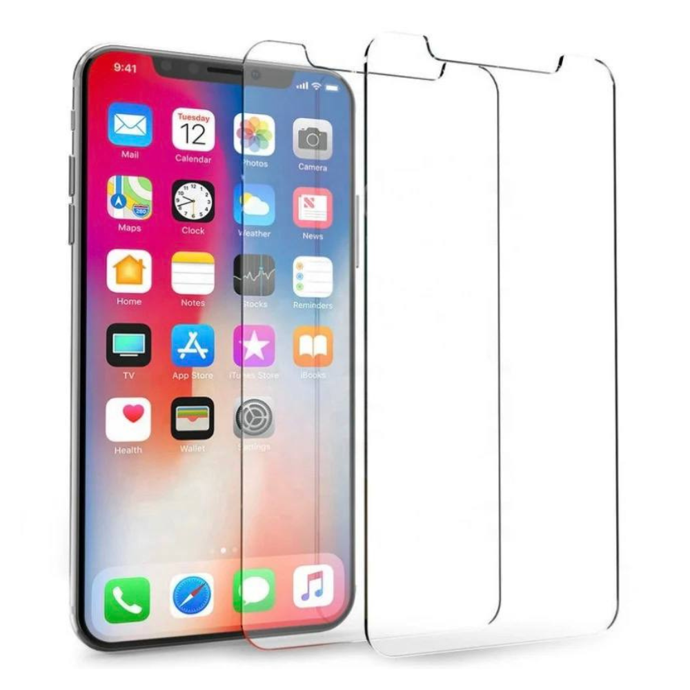 3 Pack iPhone 12 Screen Protector Tempered Glass Self-Adhere Bubble-Free Clear 9H Hardness for iPhone 12
